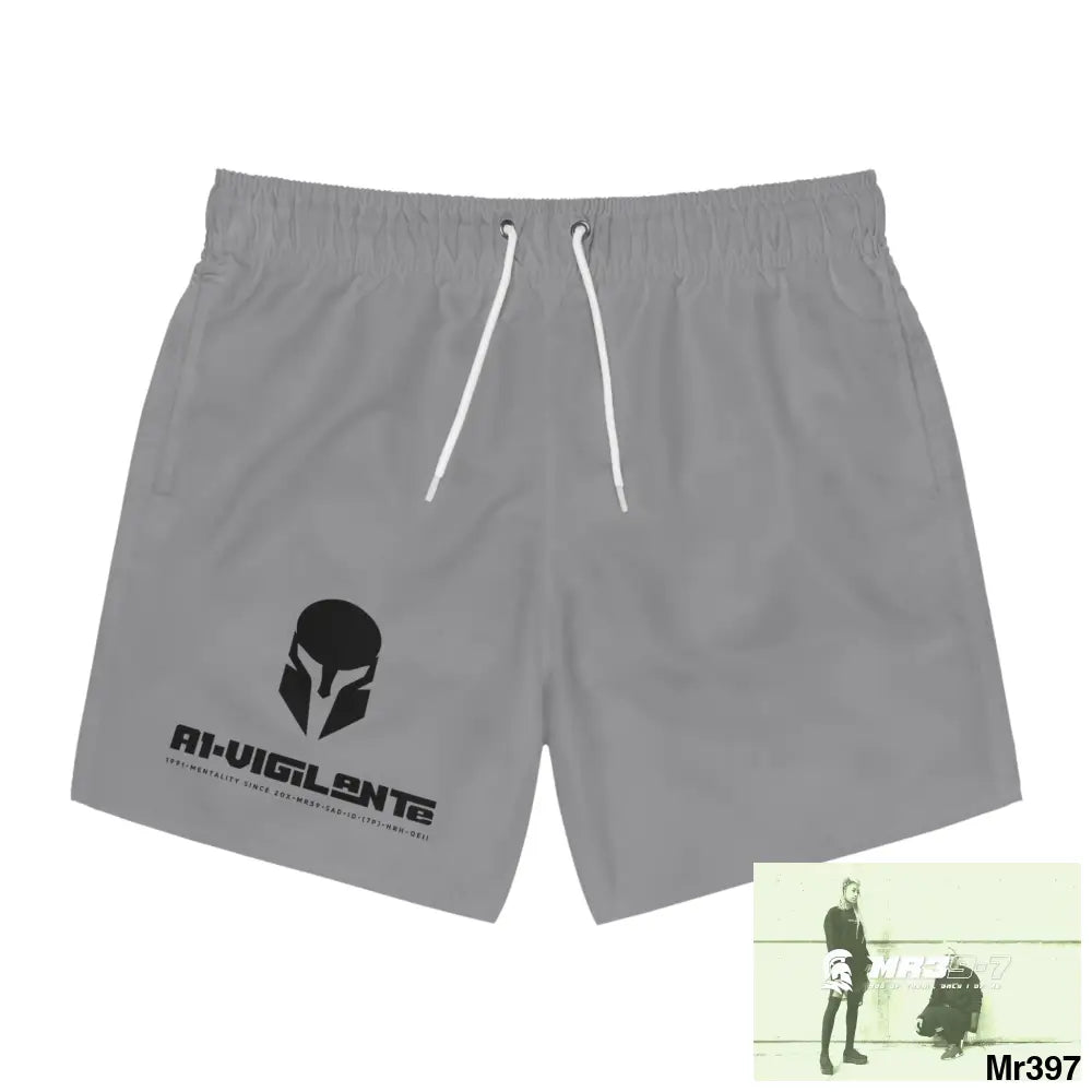 A1-Vigilante Sparta Mens Swim Trunks (AOP) 3XL / Seam thread color automatically matched to design All Over Prints