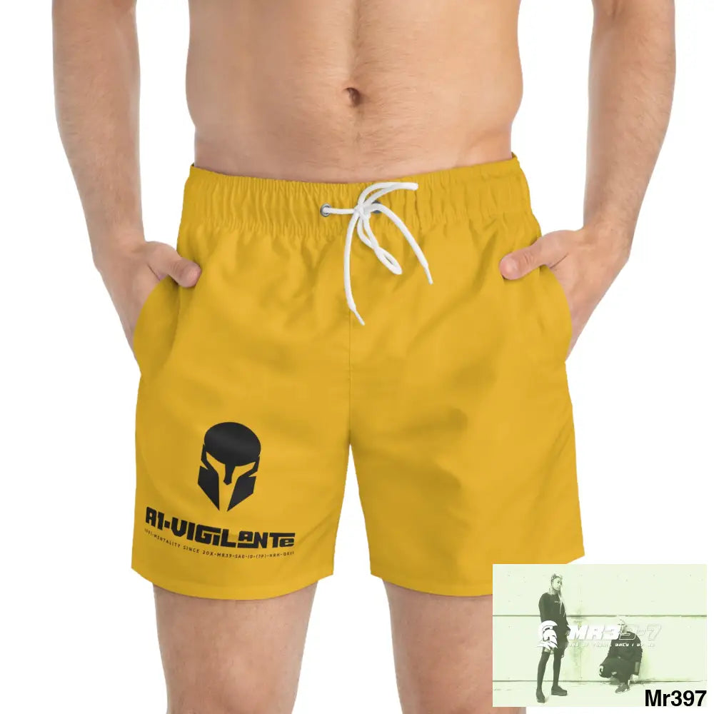 A1-Vigilante Sparta Mens Swim Trunks (AOP) All Over Prints