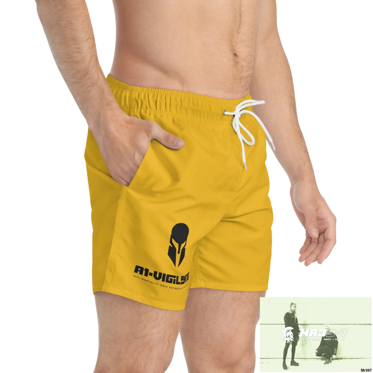 A1-Vigilante Sparta Mens Swim Trunks (AOP) All Over Prints