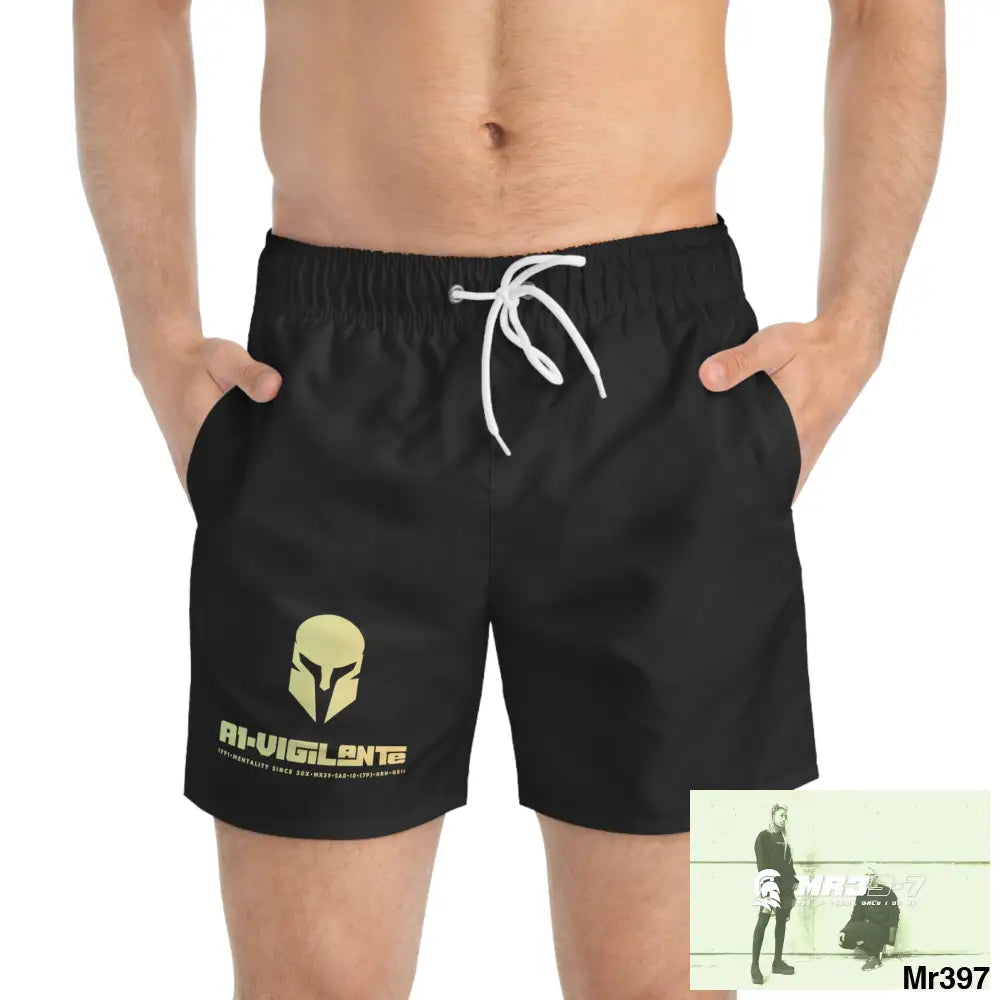 A1-Vigilante Sparta Mens Swim Trunks (AOP) All Over Prints