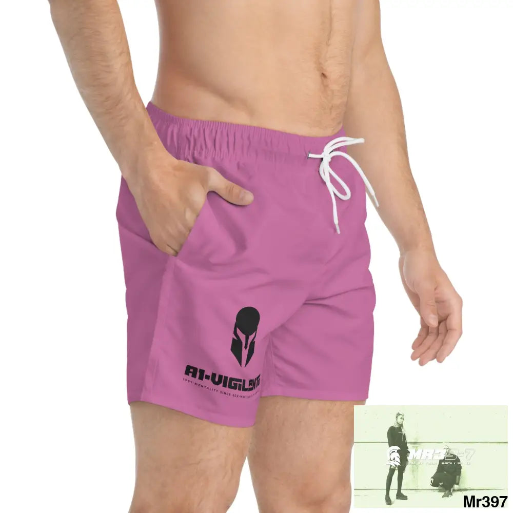 A1-Vigilante Sparta Mens Swim Trunks (AOP) All Over Prints