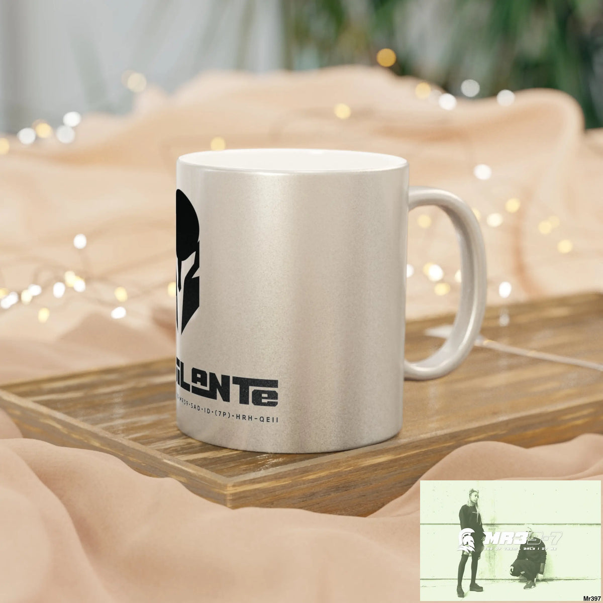 A1-Vigilante Sparta Metallic Mug (Silver\Gold) Mug