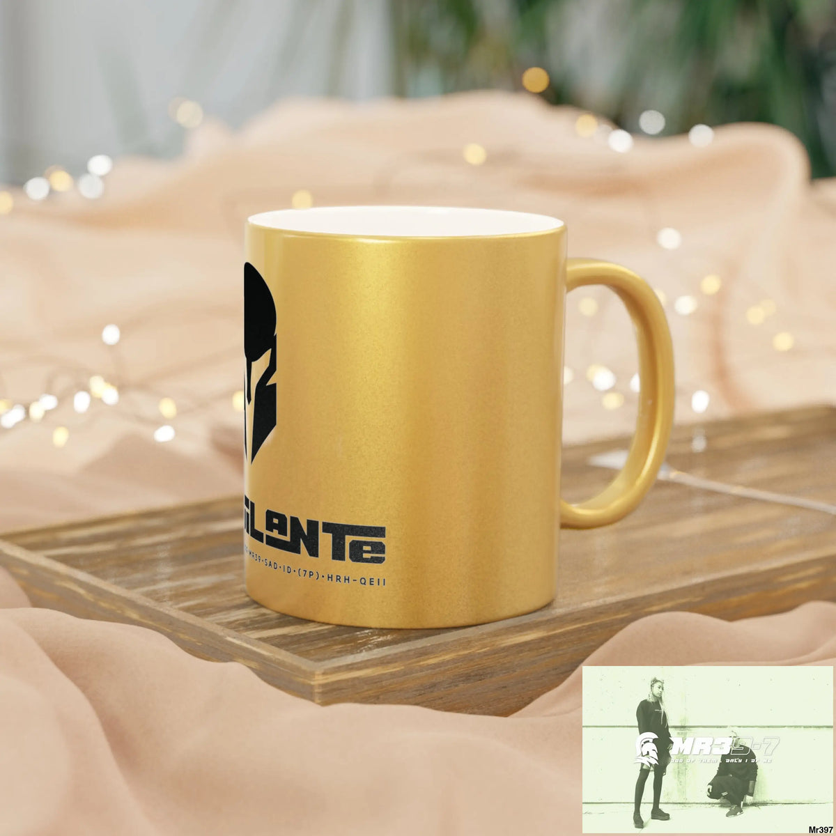A1-Vigilante Sparta Metallic Mug (Silver\Gold) Mug