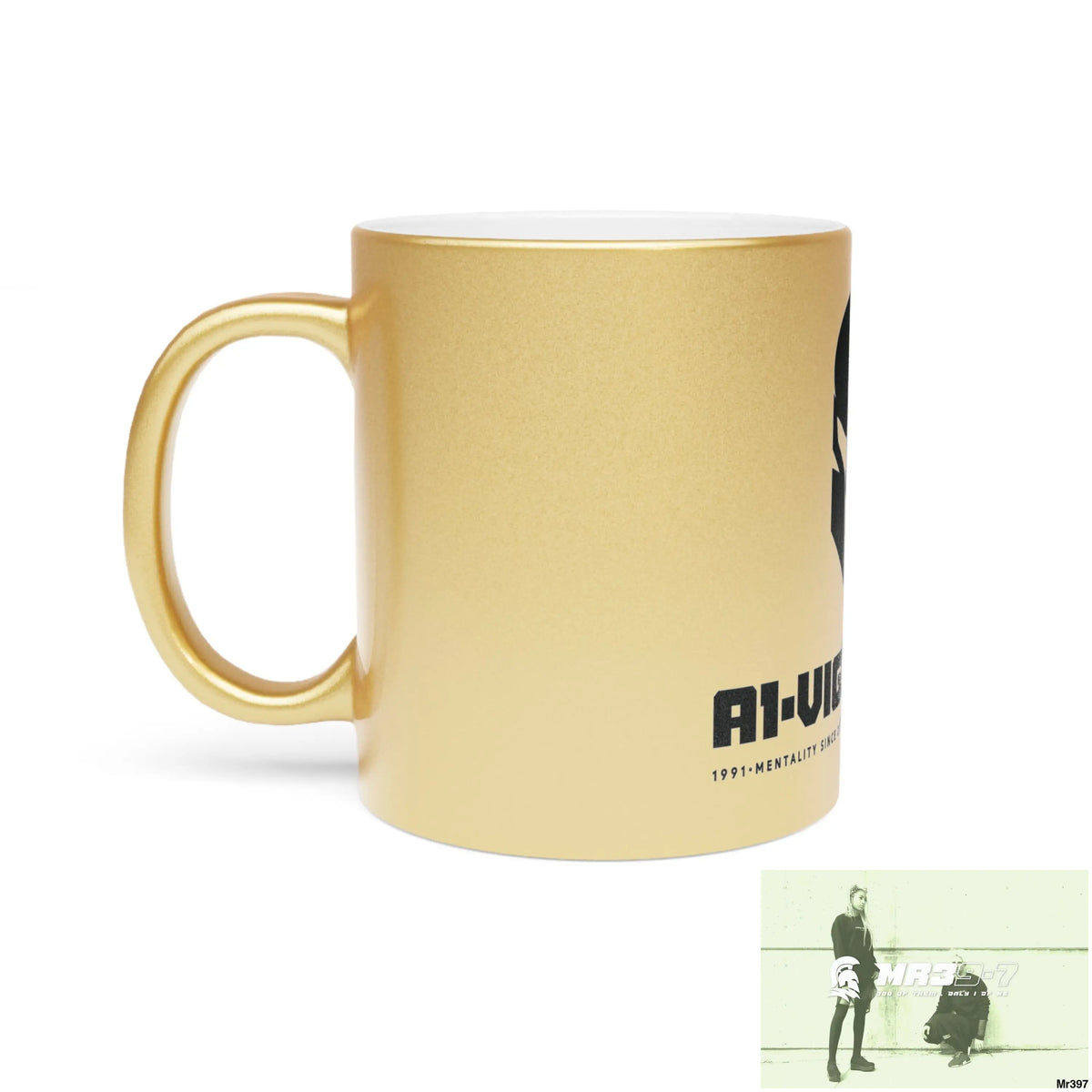 A1-Vigilante Sparta Metallic Mug (Silver\Gold) Mug