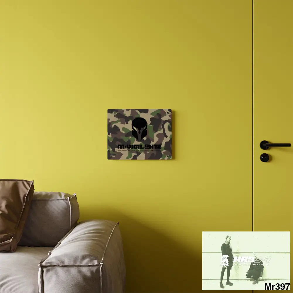 A1-Vigilante Sparta Military Mentality 1991 Style Acrylic Wall Art Panels Home Decor