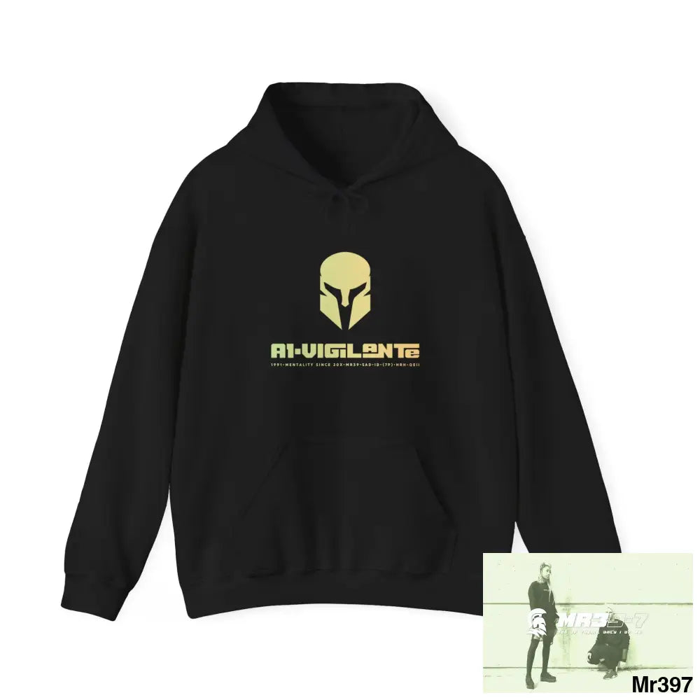 A1-Vigilante Sparta My life My Death(S) Their Plans Failed 01-24 Unisex Heavy Blend™ Hooded Sweatshirt Black / S Hoodie