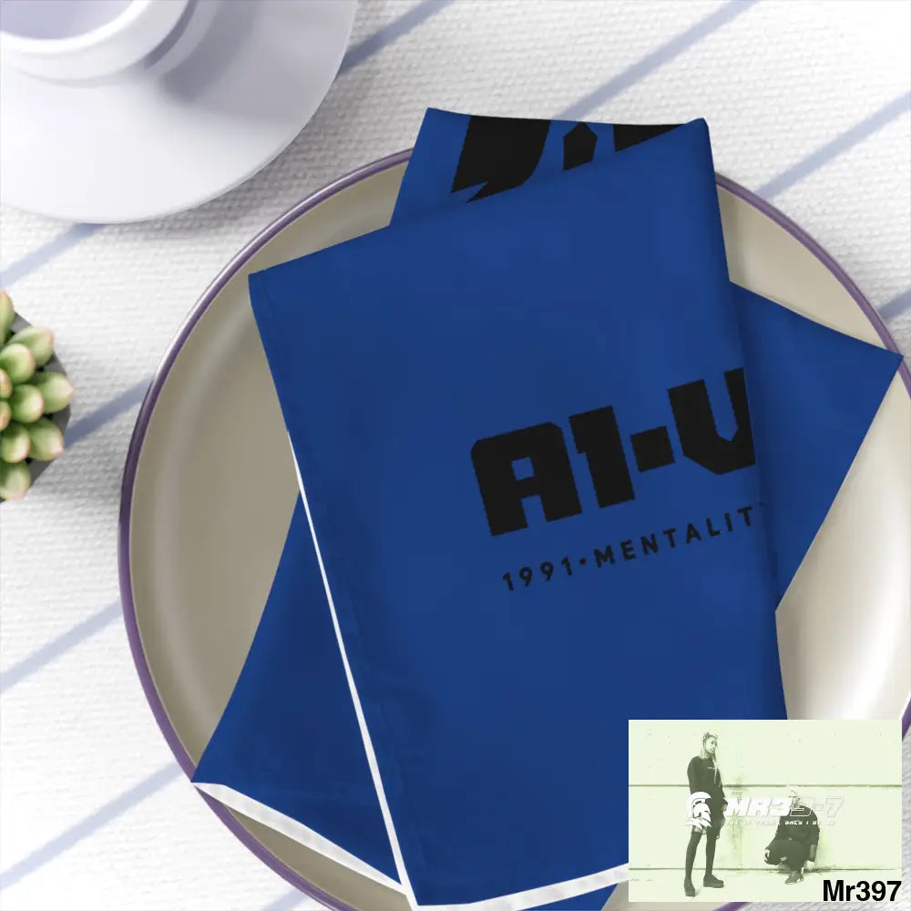 A1-Vigilante Sparta Napkins 4-piece set / White / 19’’ × 19’’ Accessories