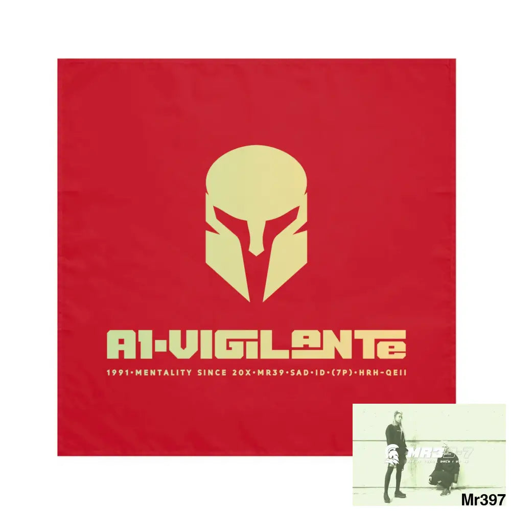 A1-Vigilante Sparta Napkins 4-piece set / White / 19’’ × 19’’ Accessories