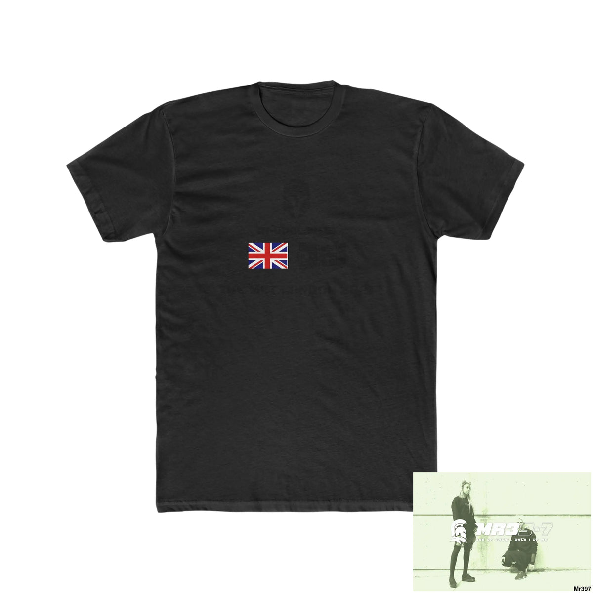 A1-Vigilante Sparta One flew over the Redwoods Centre - Men’s Cotton Crew Tee Solid Black / XS T-Shirt