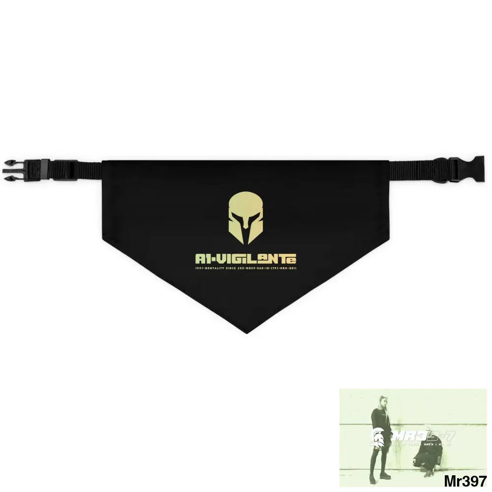 A1-Vigilante-Sparta Pet Bandana Collar L Pets