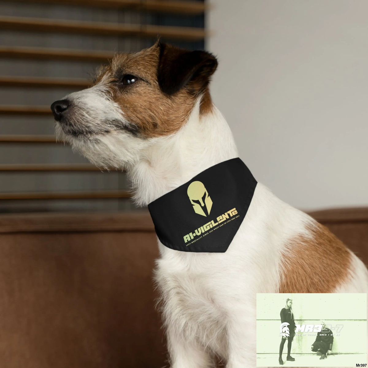 A1-Vigilante-Sparta Pet Bandana Collar Pets