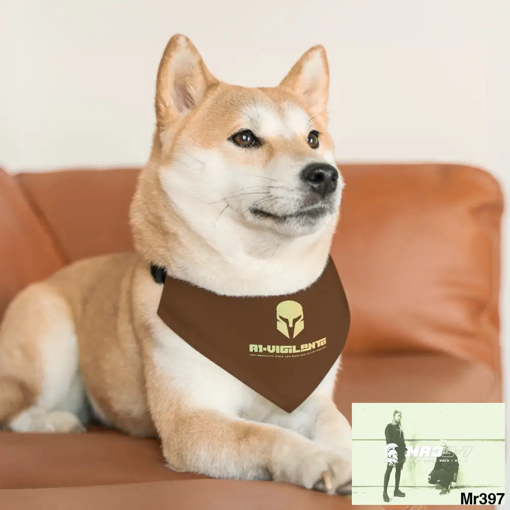 A1-Vigilante-Sparta Pet Bandana Collar Pets