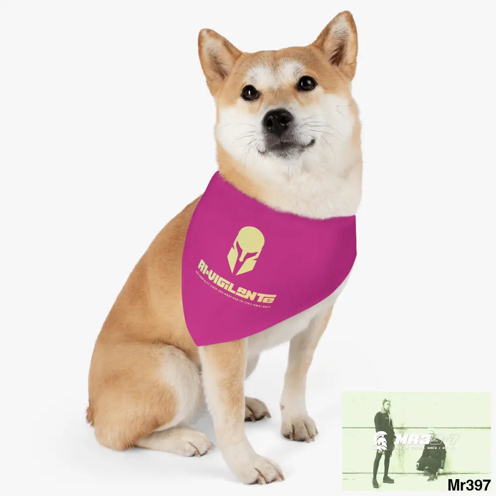 A1-Vigilante-Sparta Pet Bandana Collar Pets