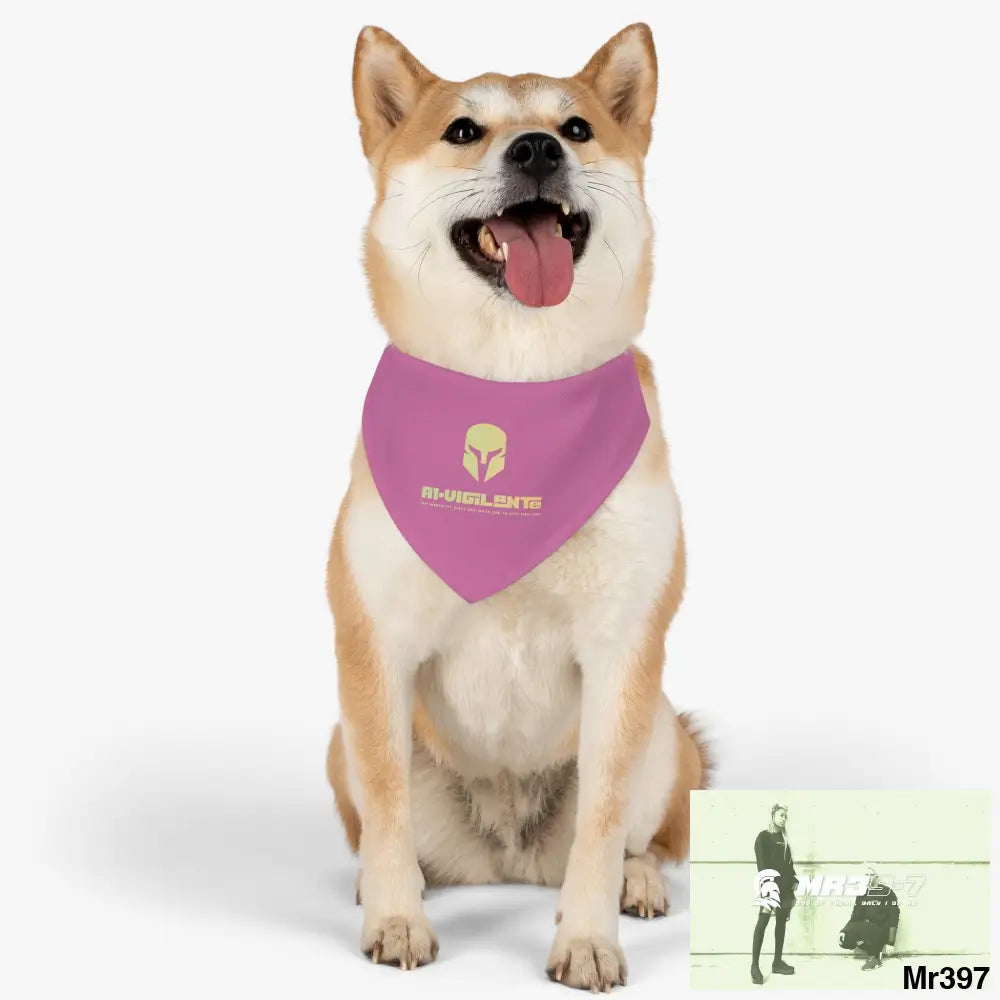 A1-Vigilante-Sparta Pet Bandana Collar Pets