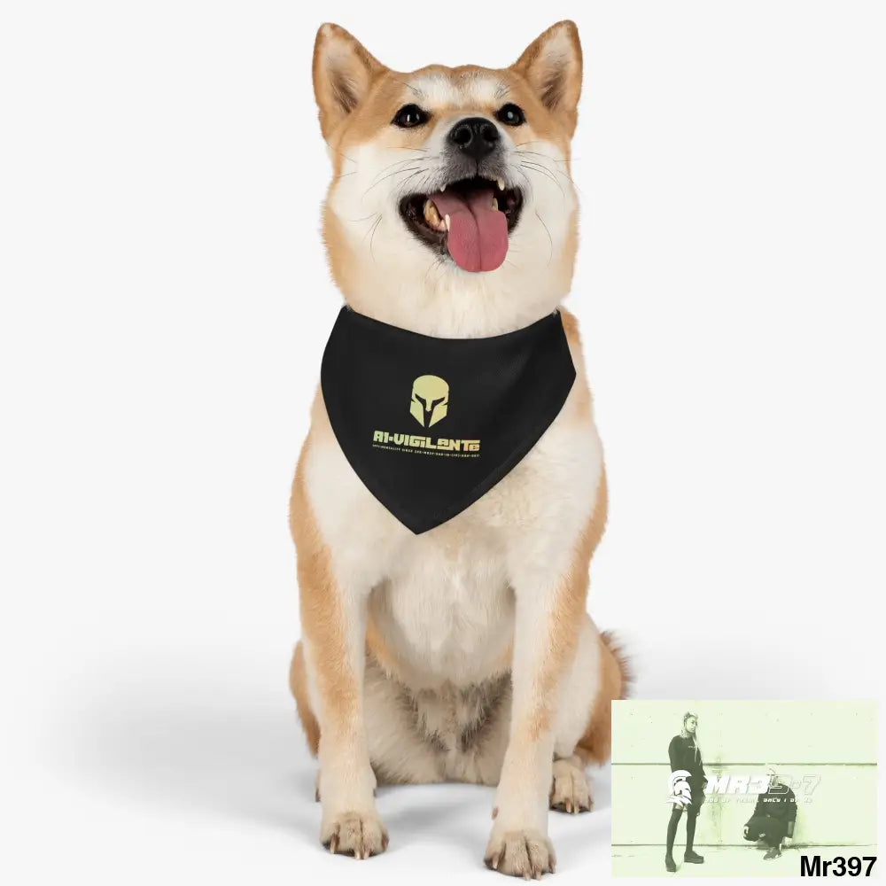 A1-Vigilante-Sparta Pet Bandana Collar Pets