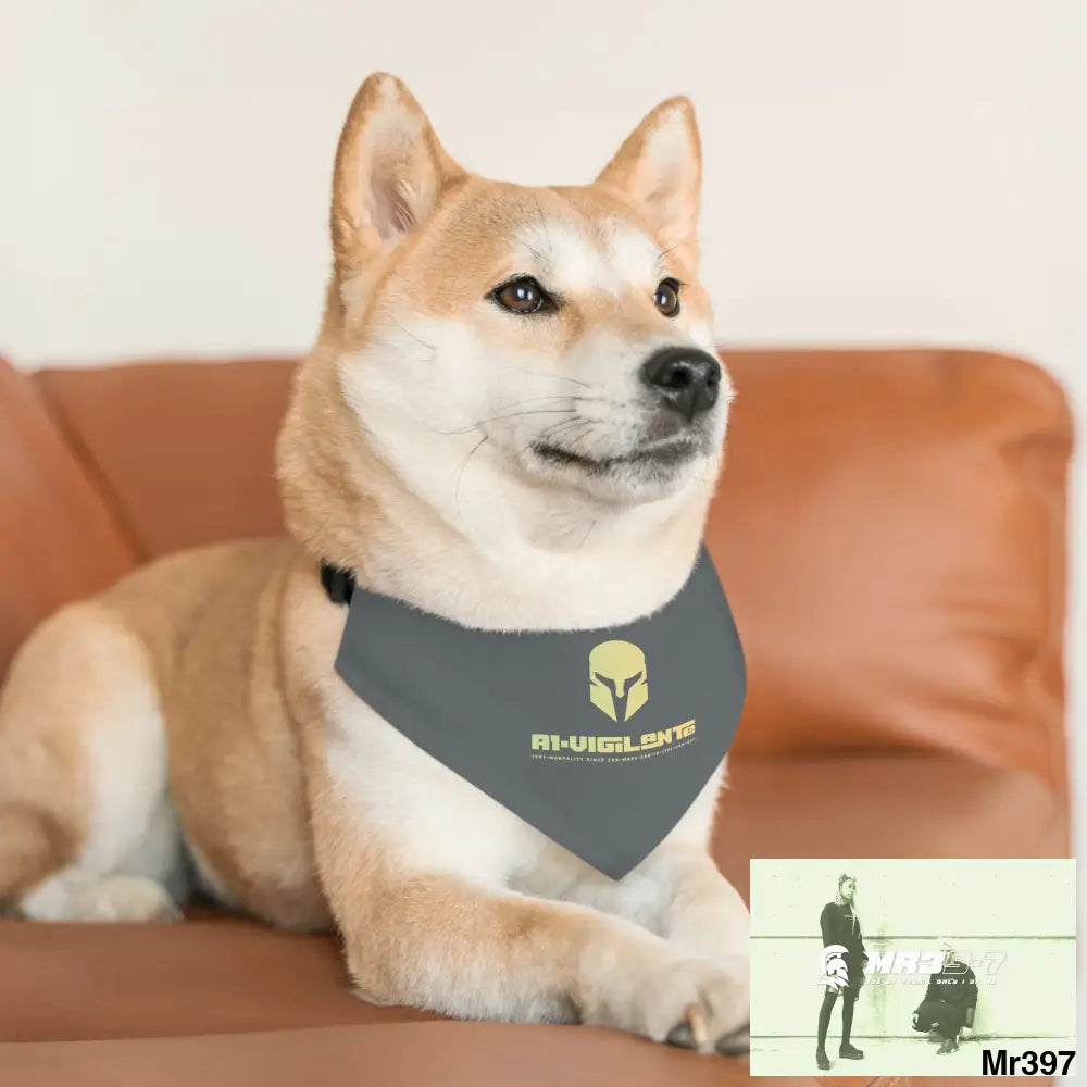 A1-Vigilante-Sparta Pet Bandana Collar Pets