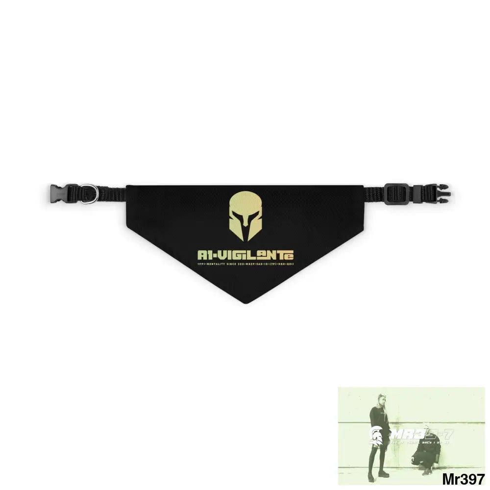 A1-Vigilante-Sparta Pet Bandana Collar S Pets
