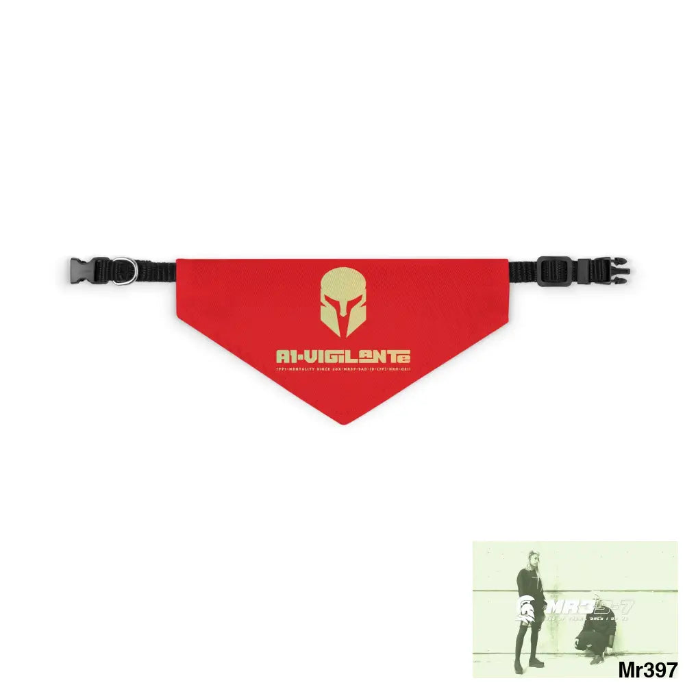 A1-Vigilante-Sparta Pet Bandana Collar S Pets
