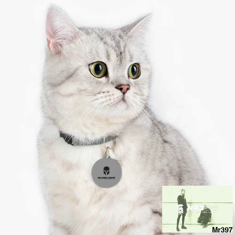 A1-Vigilante Sparta Pet Tag 1’’ Pets