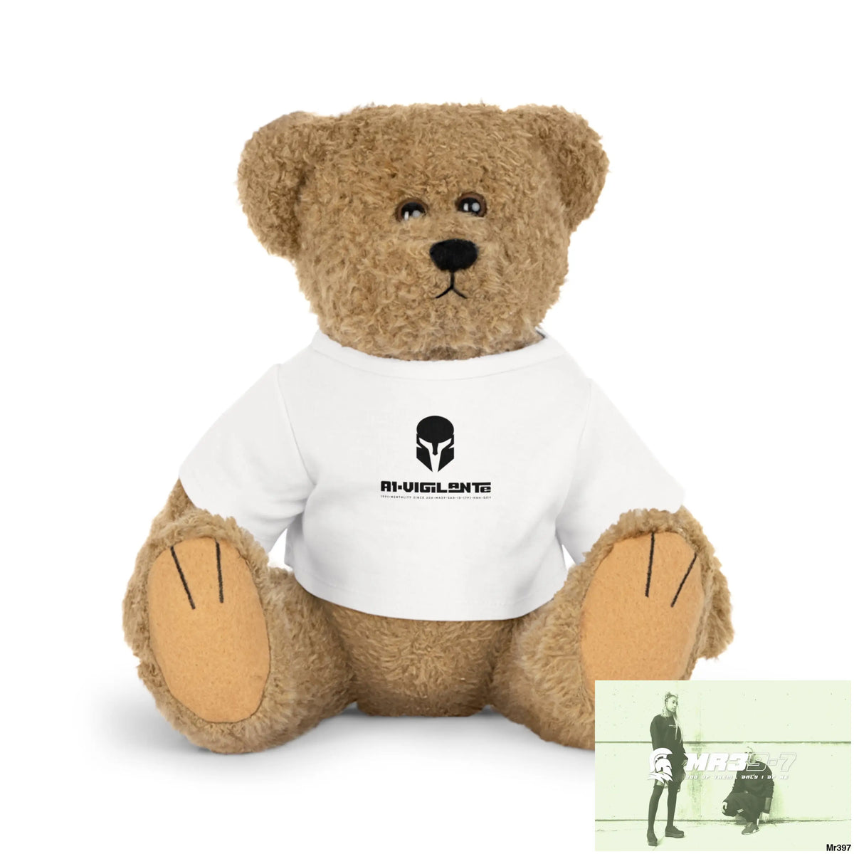 A1-Vigilante Sparta Plush Toy with T-Shirt Bear / White / One size Accessories