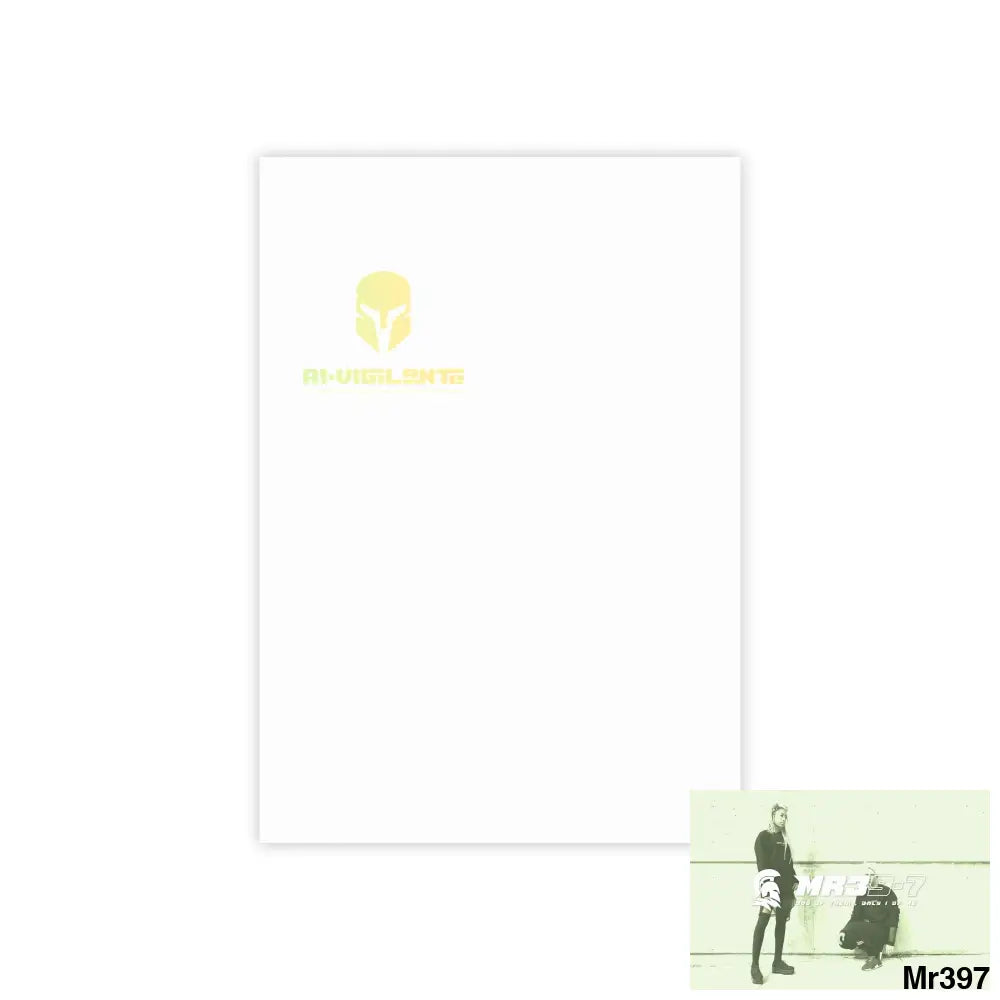 A1-Vigilante Sparta Post-it® Note Pads 4’’ x 6’’ / White Paper products