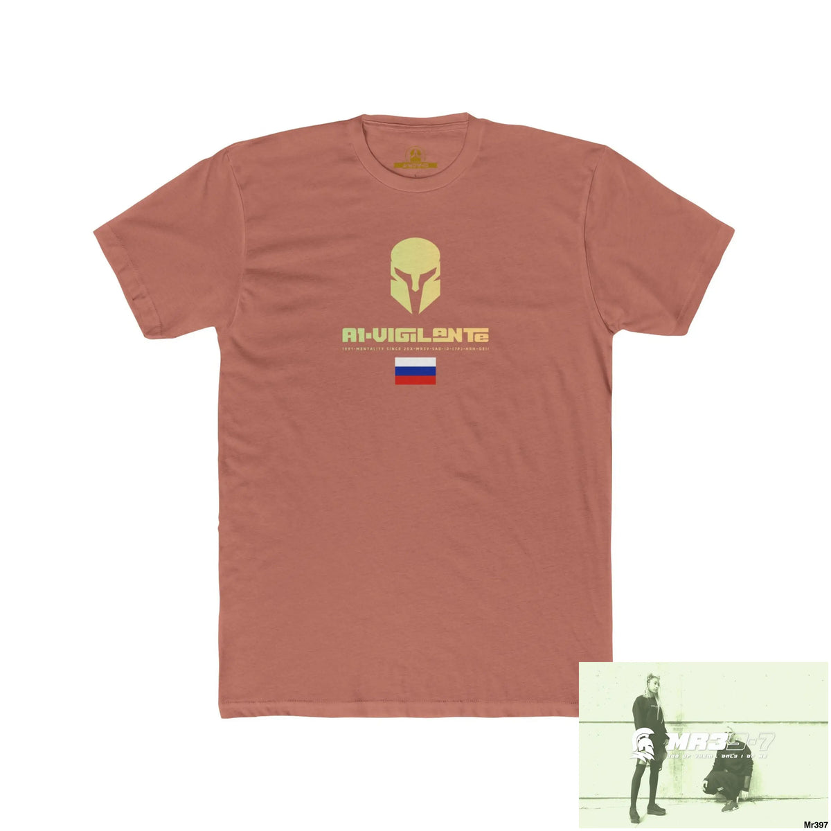 A1-Vigilante Sparta (Russian Mentality from ?) My Life My Deaths 2001-2024 Their Plans,failed.Tactical GB Men’s Cotton