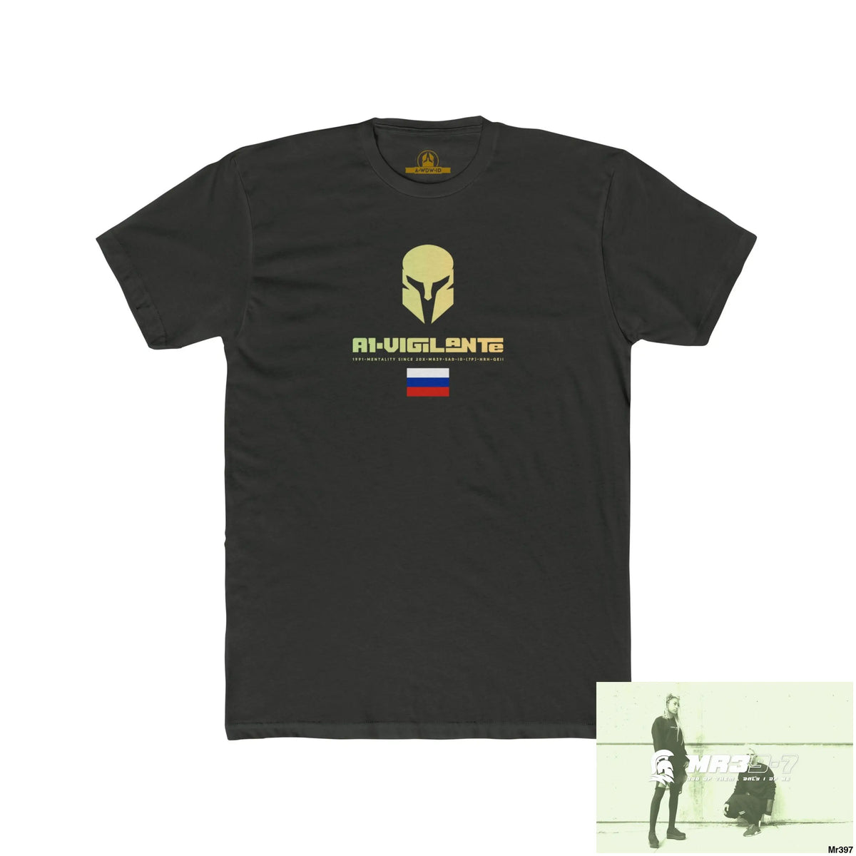 A1-Vigilante Sparta (Russian Mentality from ?) My Life My Deaths 2001-2024 Their Plans,failed.Tactical GB Men’s Cotton