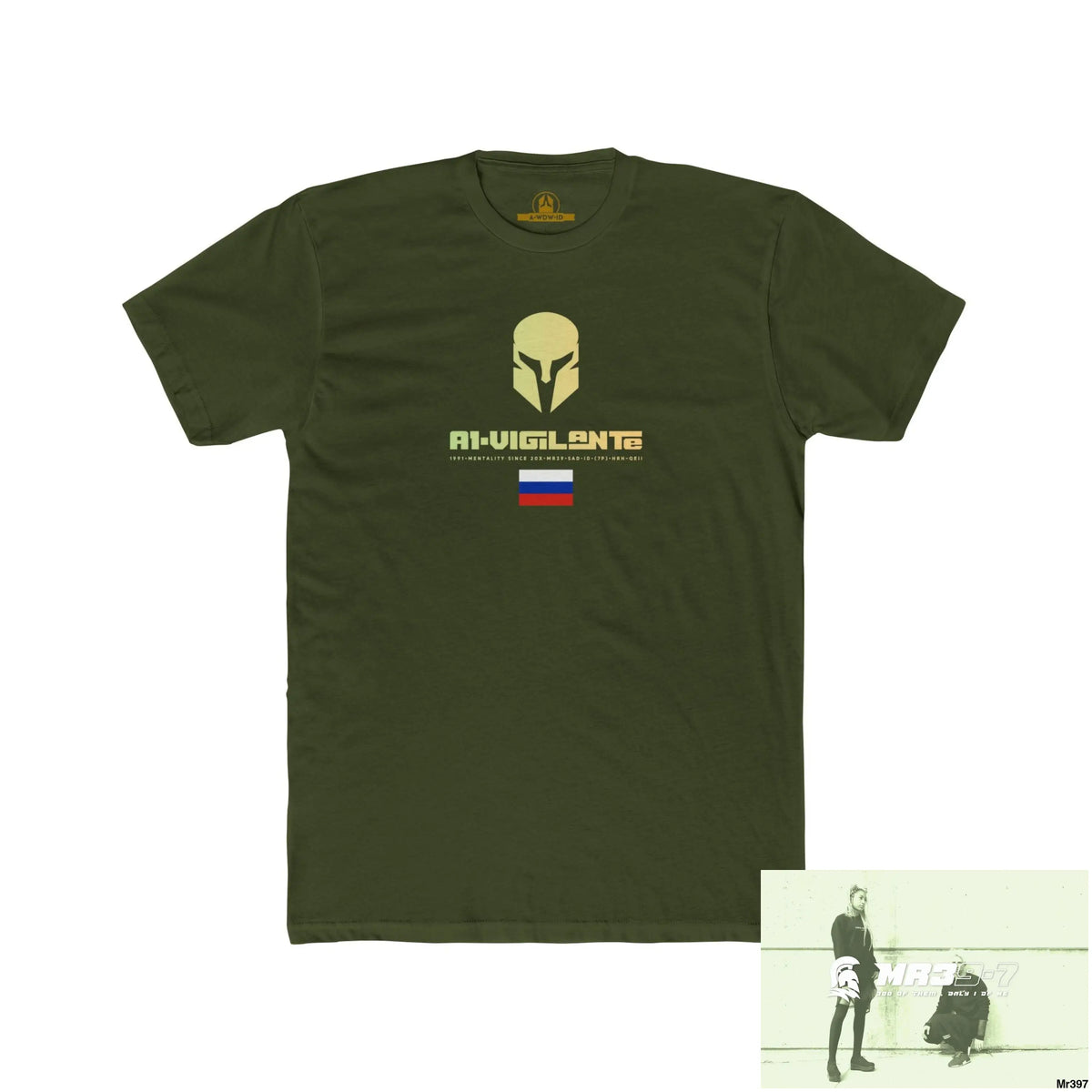 A1-Vigilante Sparta (Russian Mentality from ?) My Life My Deaths 2001-2024 Their Plans,failed.Tactical GB Men’s Cotton