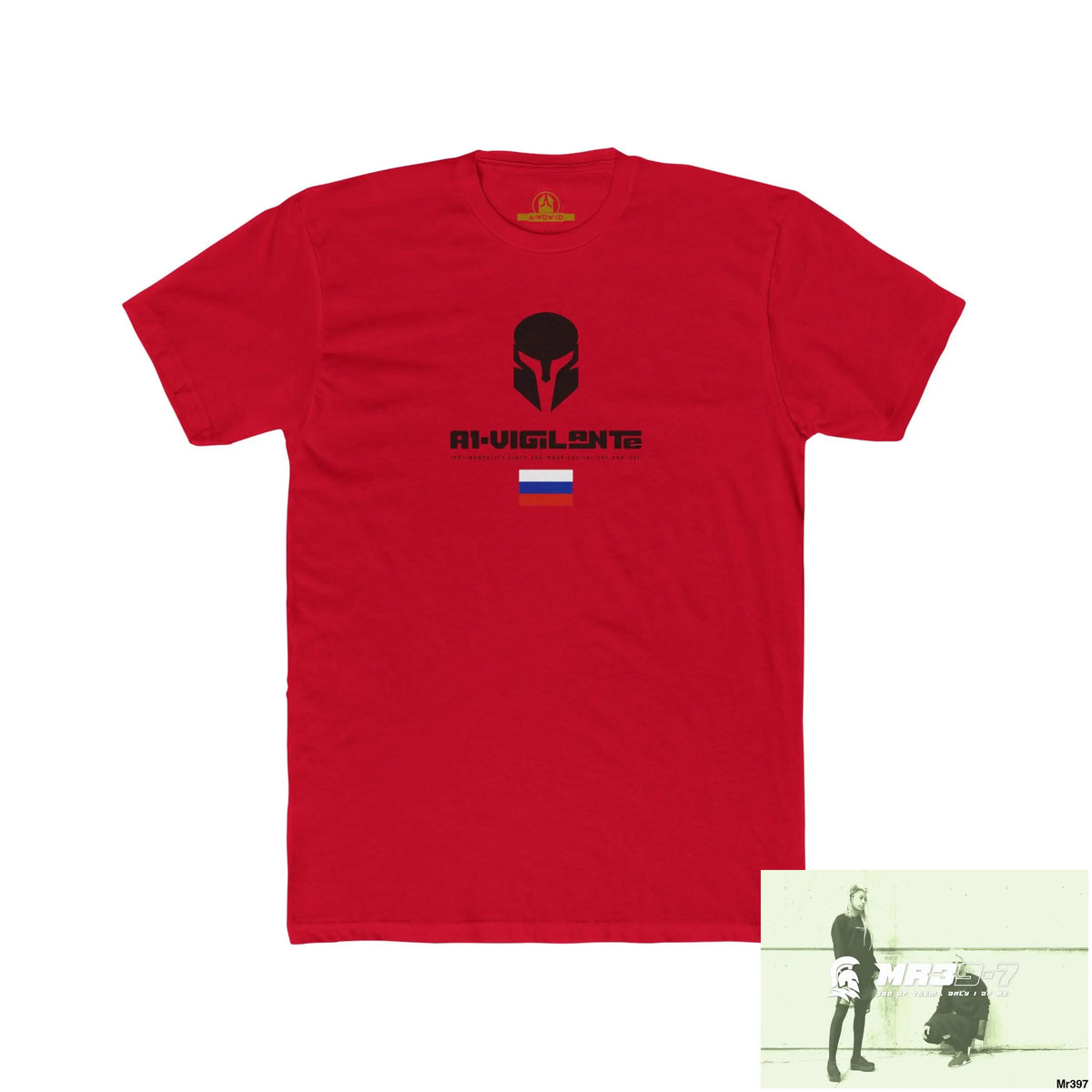 A1-Vigilante Sparta (Russian Mentality from ?) My Life My Deaths 2001-2024 Their Plans,failed.Tactical GB Men’s Cotton