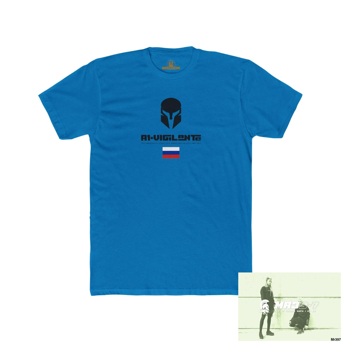 A1-Vigilante Sparta (Russian Mentality from ?) My Life My Deaths 2001-2024 Their Plans,failed.Tactical GB Men’s Cotton