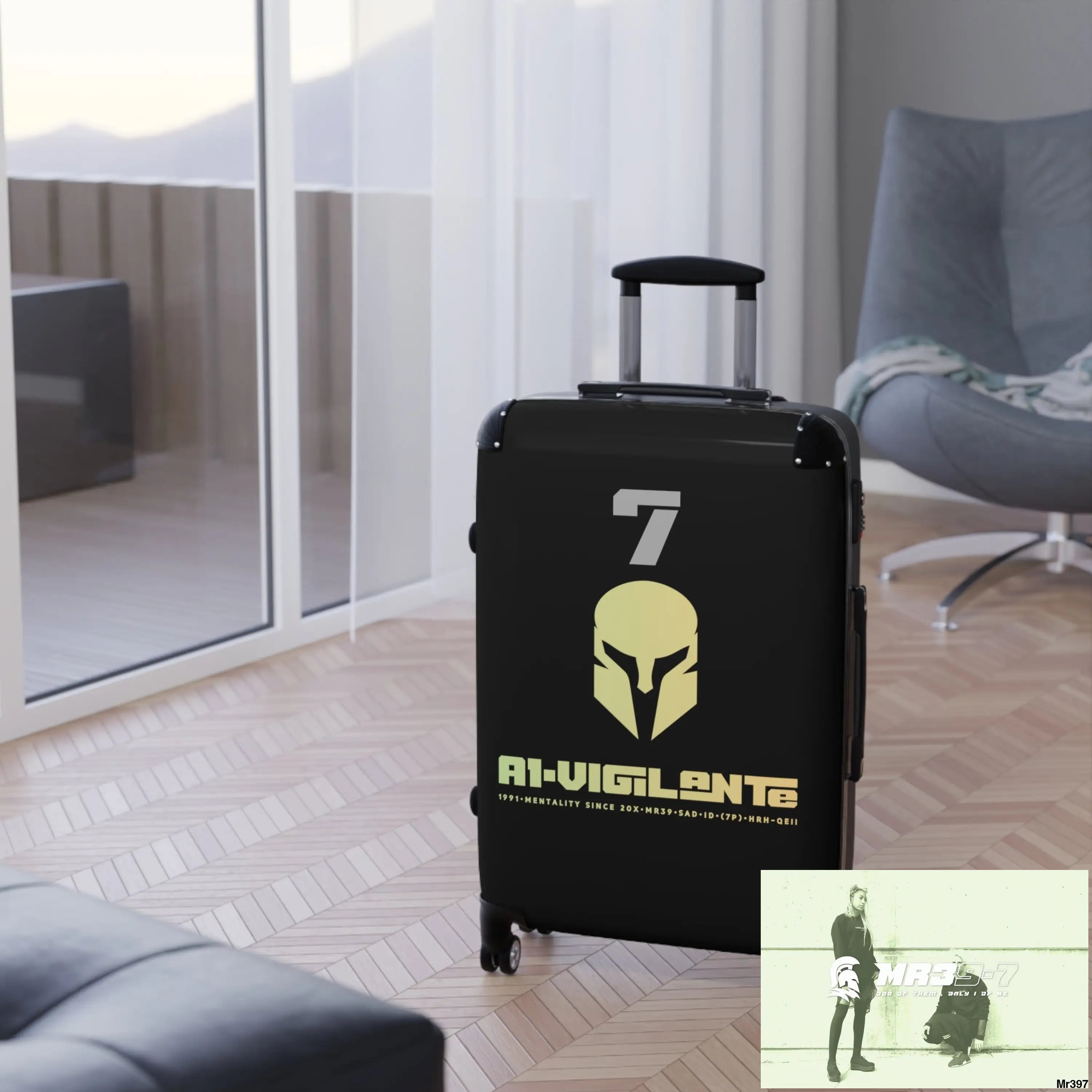 A1-Vigilante Sparta Suitcase Bags