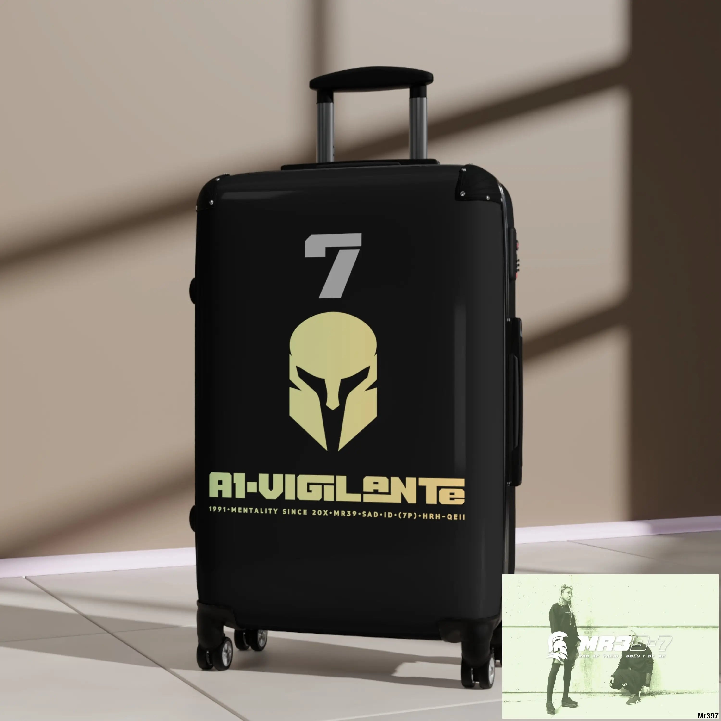 A1-Vigilante Sparta Suitcase Bags