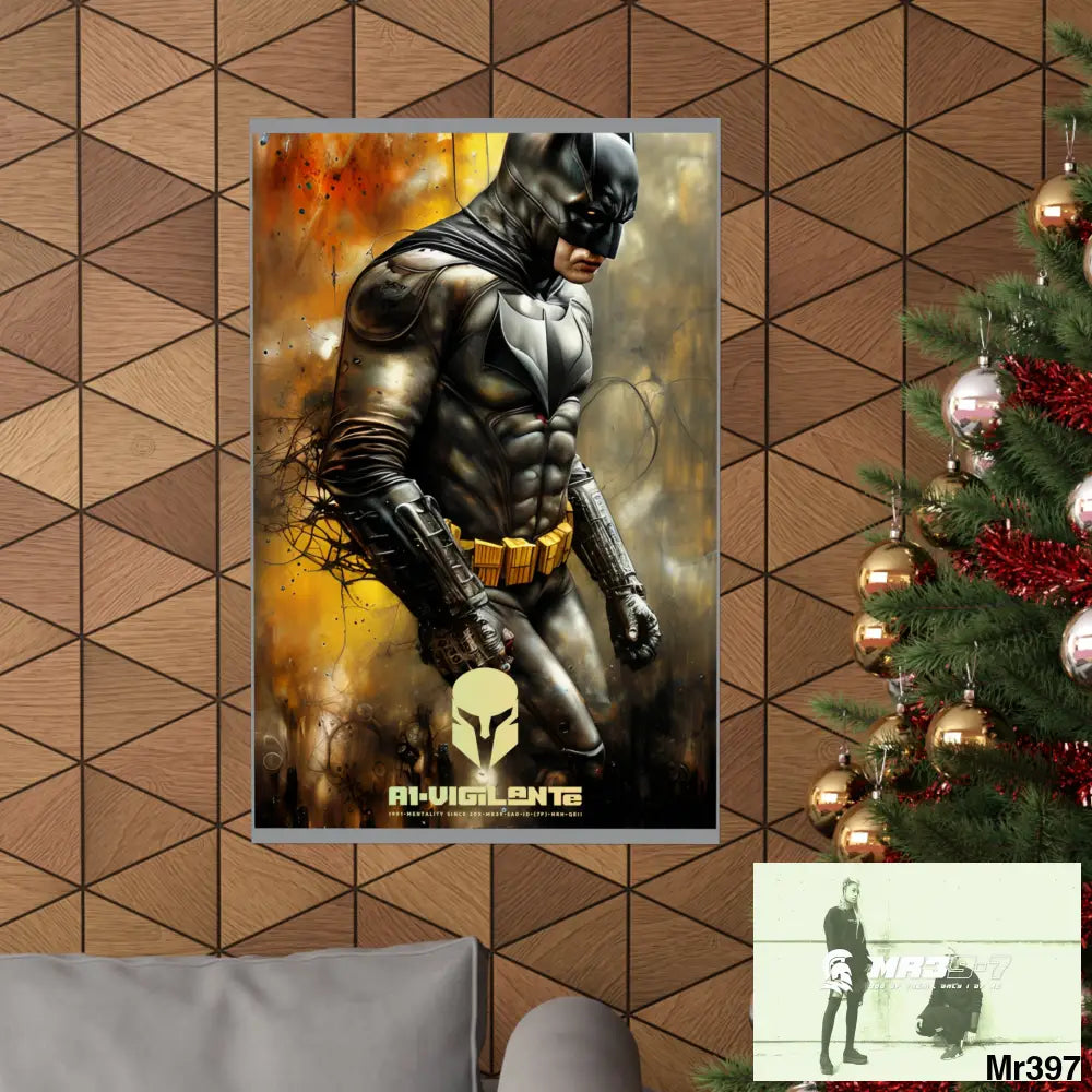 A1-Vigilante Sparta Super Resolution Batpain Steampunk Graphic Matte Vertical Posters Poster
