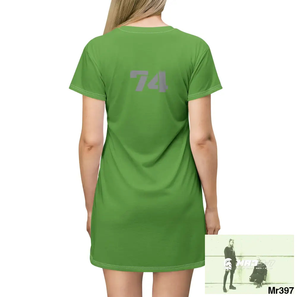 A1-Vigilante Sparta T-Shirt Dress (AOP) All Over Prints