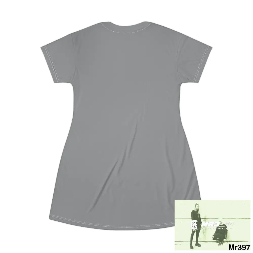 A1-Vigilante Sparta T-Shirt Dress (AOP) All Over Prints