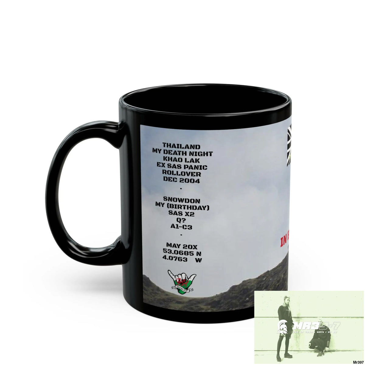 A1-Vigilante Sparta Tactical SAS Roll over Death night 2004 20X Strike B MT Snowdon 11oz Black Mug GB / Thailand/ Bermo