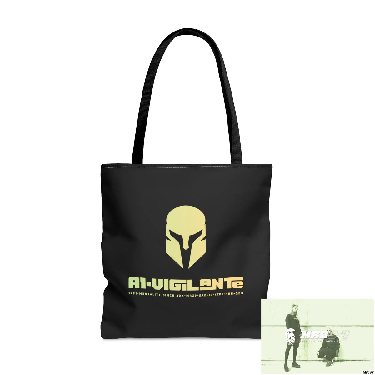 A1- Vigilante Sparta Tote Bag (AOP) Large Bags