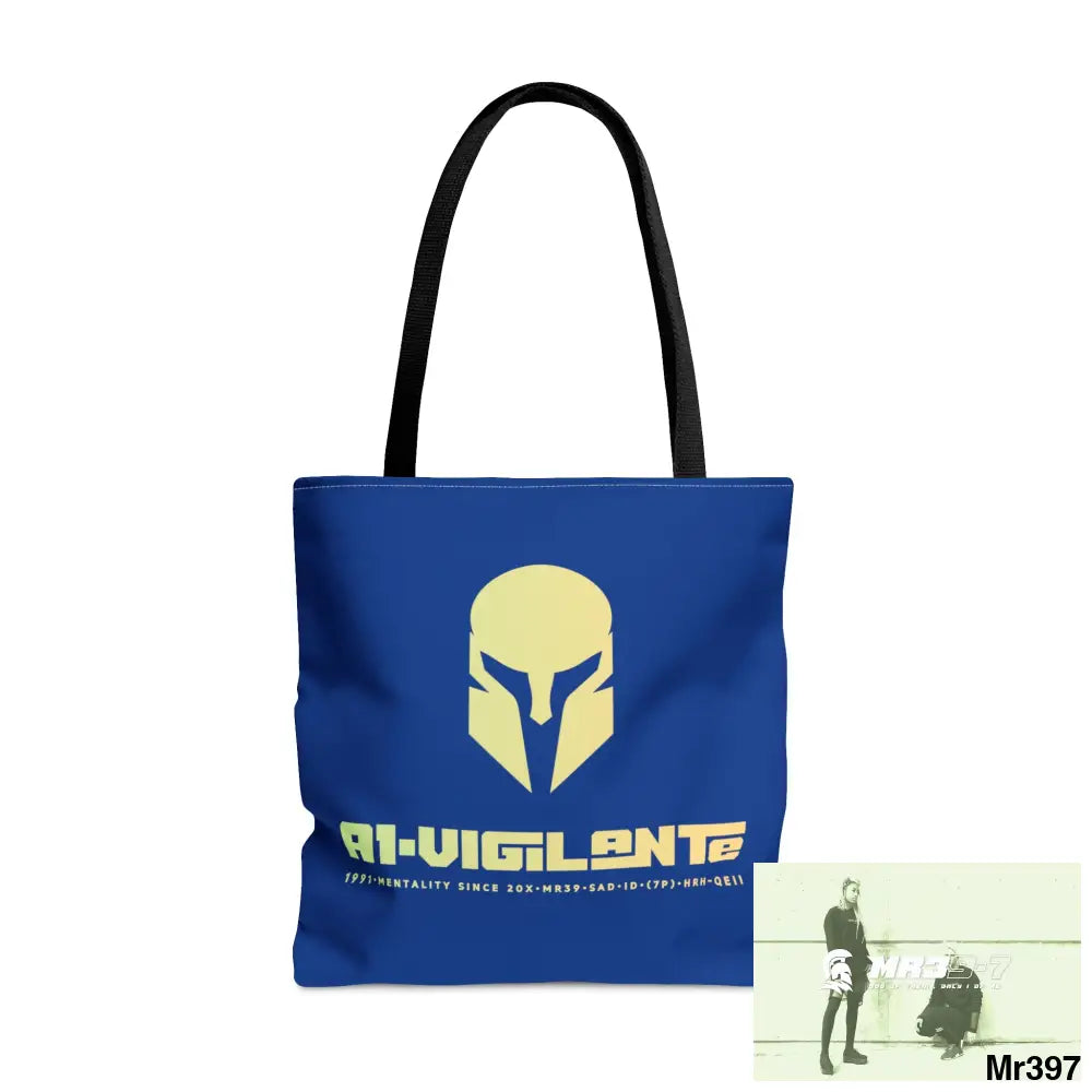 A1- Vigilante Sparta Tote Bag (AOP) Large Bags
