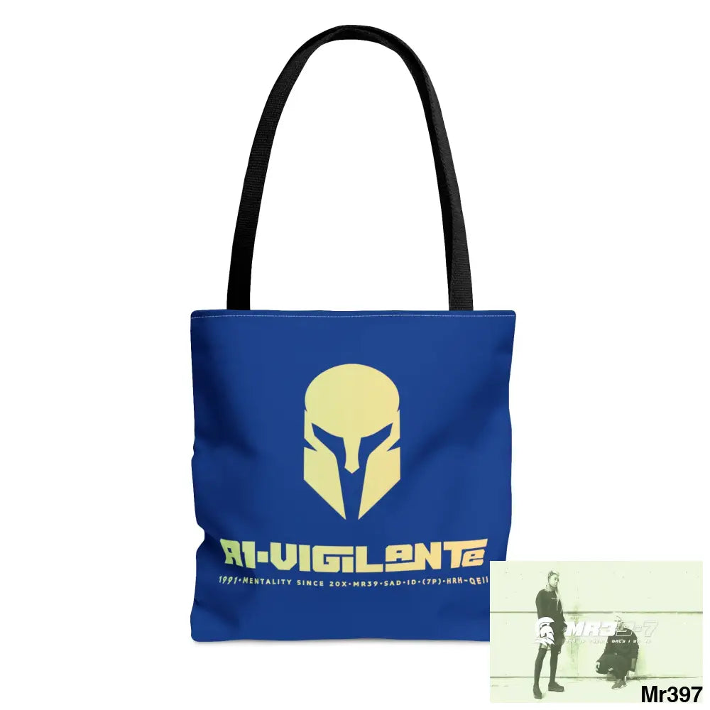 A1- Vigilante Sparta Tote Bag (AOP) Small Bags