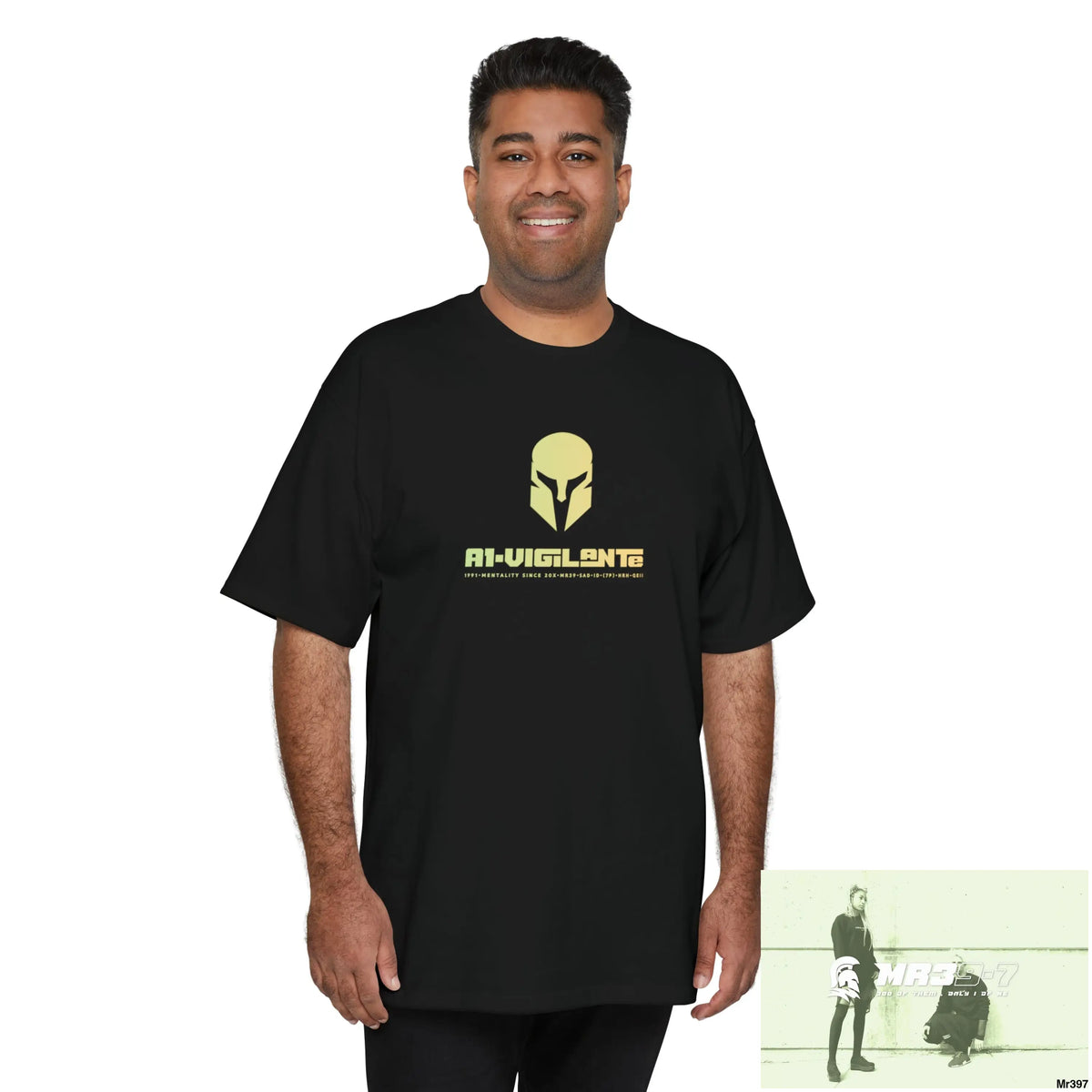 A1-Vigilante Sparta Unisex Ultra Cotton® Tall T-Shirt Black / XL T-Shirt