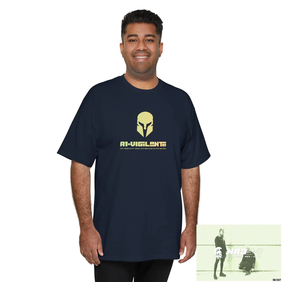 A1-Vigilante Sparta Unisex Ultra Cotton® Tall T-Shirt Navy / XL T-Shirt