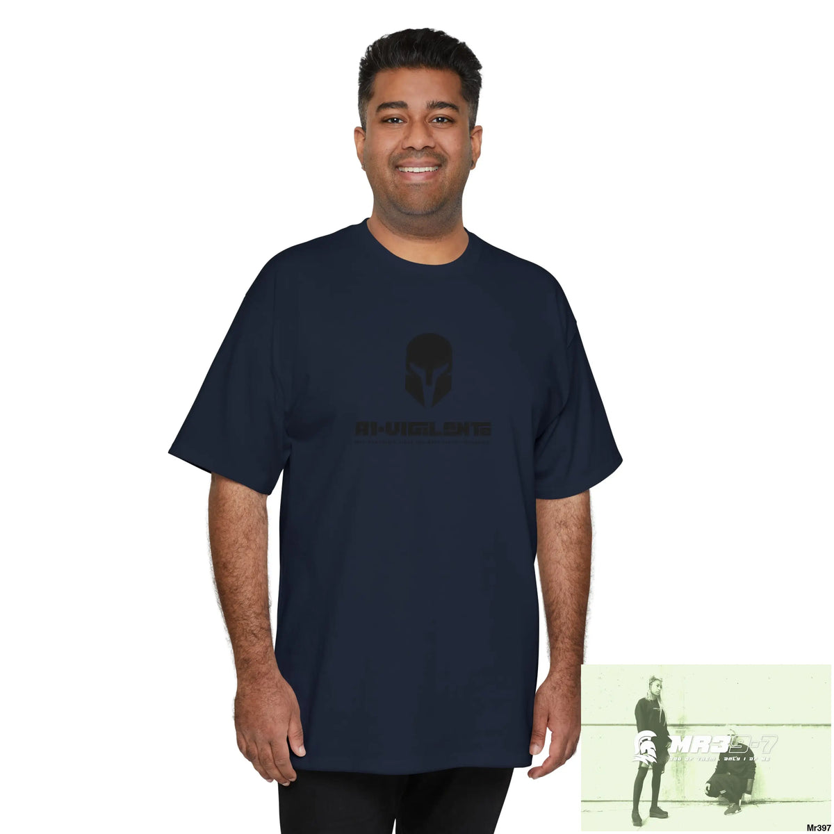 A1-Vigilante Sparta Unisex Ultra Cotton® Tall T-Shirt Navy / XL T-Shirt