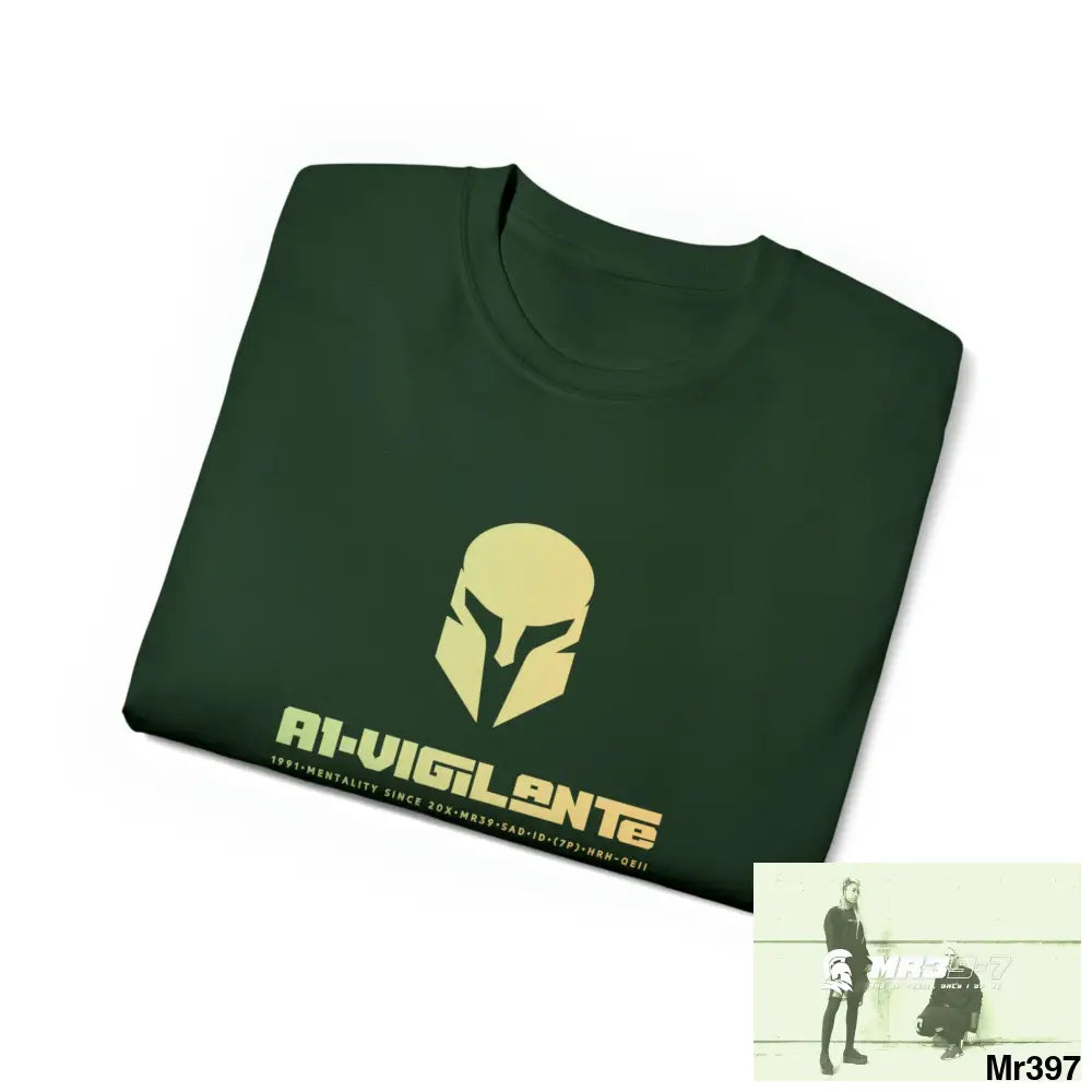 A1-Vigilante Sparta Unisex Ultra Cotton Tee T-Shirt