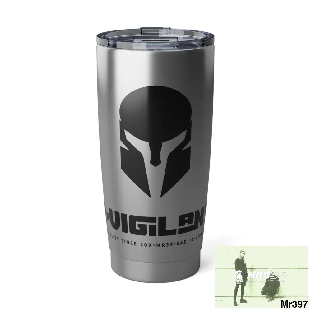 A1 Vigilante Sparta Vagabond 20oz Tumbler 20oz / Silver Mug