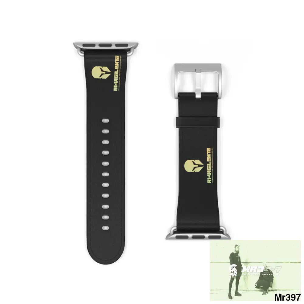 A1-Vigilante Sparta Watch Band 38 - 41 mm / Silver Matte Accessories