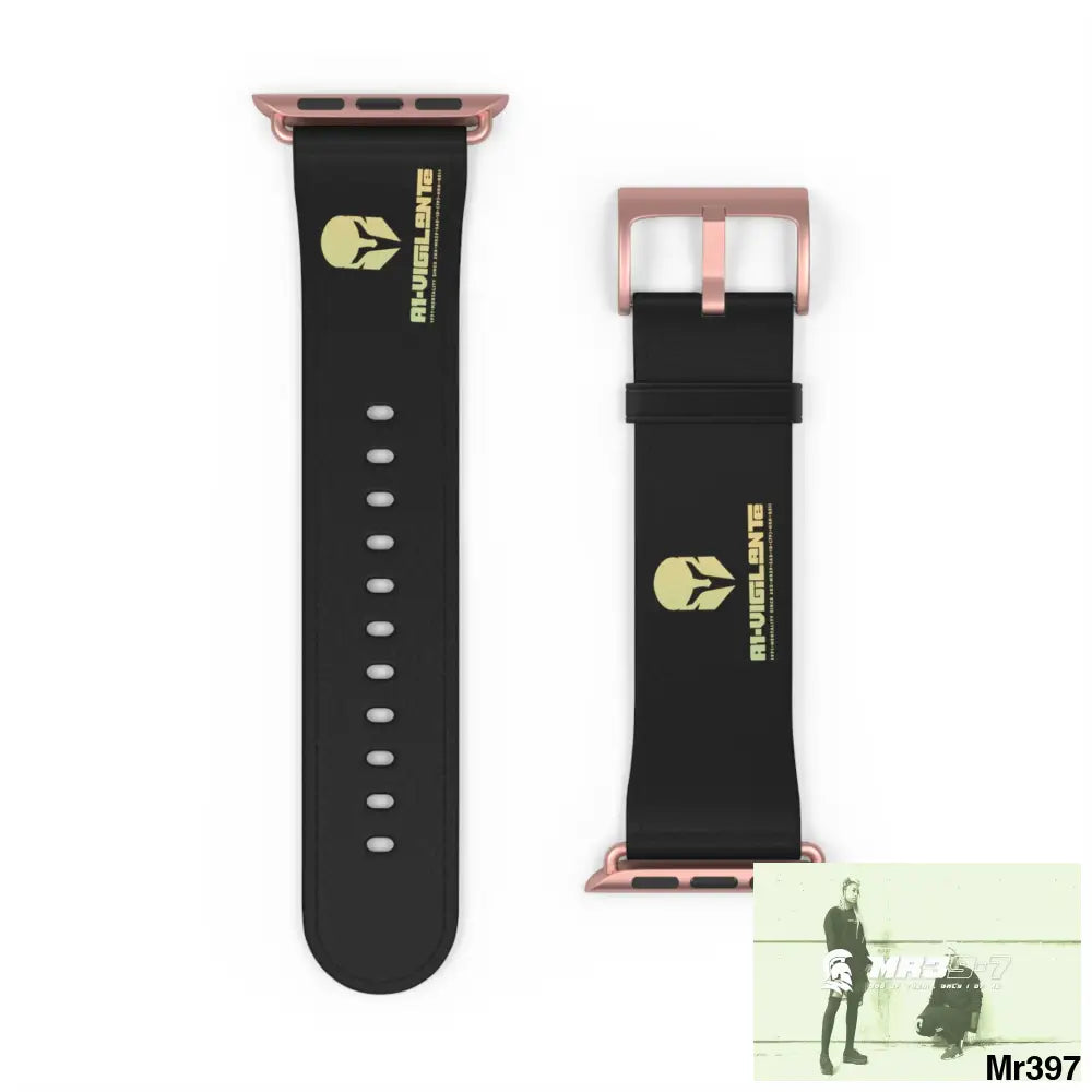 A1-Vigilante Sparta Watch Band 42 - 45 mm / Rose Gold Matte Accessories