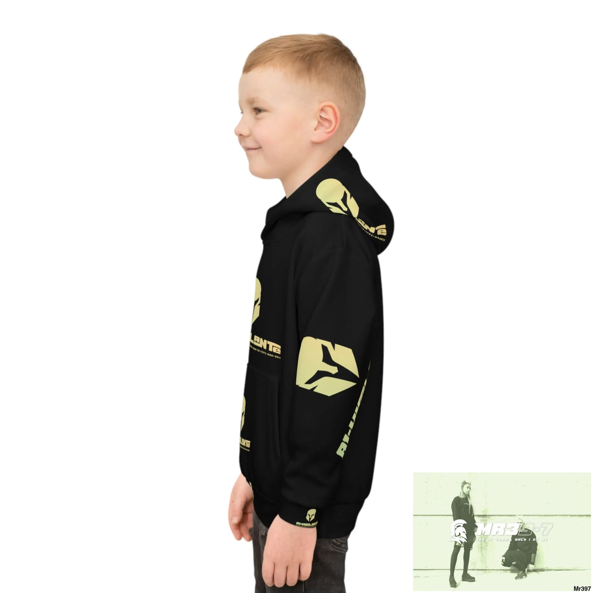 A1.Vigilante -Sparta with Tactical inside hood A1 Who dares Wins Mentality -. Children’s Hoodie (AOP) All Over Prints