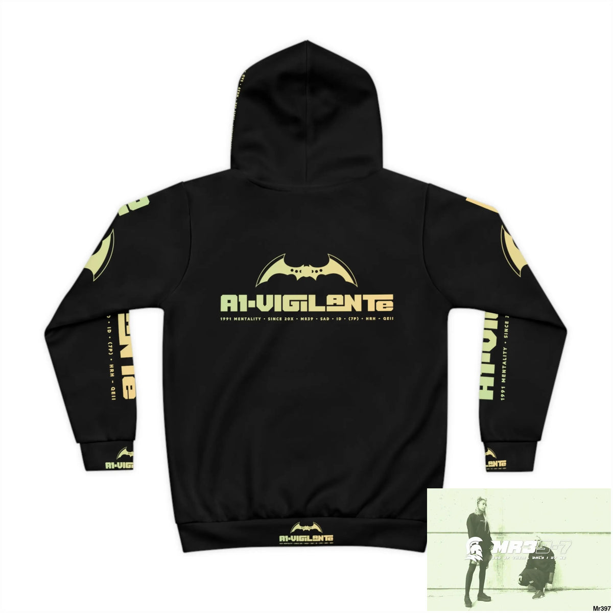 A1.Vigilante - Sparta with Tactical inside hood A1 Who dares Wins Mentality -. Children’s Hoodie (AOP) All Over Prints
