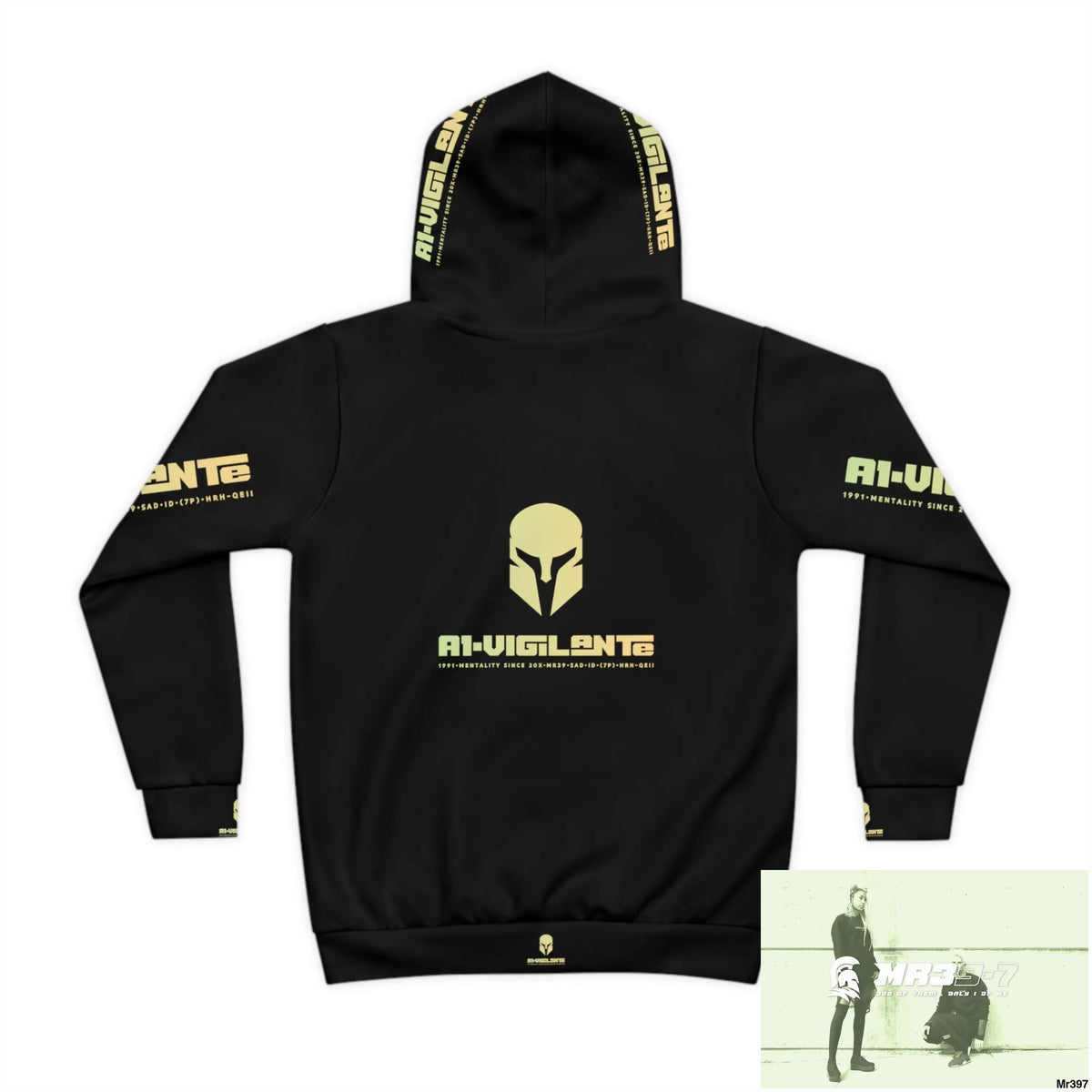 A1.Vigilante -Sparta with Tactical inside hood A1 Who dares Wins Mentality -. Children’s Hoodie (AOP) All Over Prints