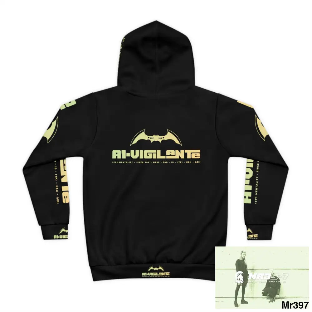 A1.Vigilante - Sparta with Tactical inside hood A1 Who dares Wins Mentality -. Children’s Hoodie (AOP) All Over Prints